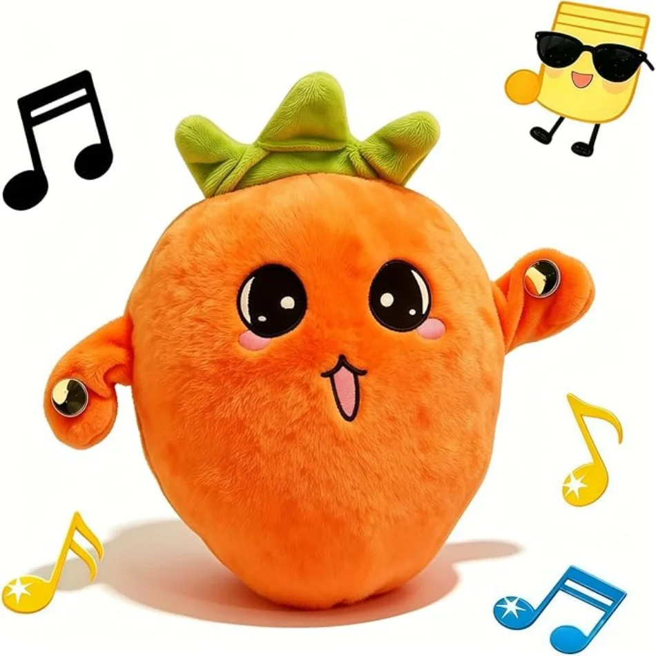 Creative Peculiar Music Rhythm Parent-child Interactive Plush Doll Banana Fruit Induction Toy Cultiffed Exquisite Birthday Gifts