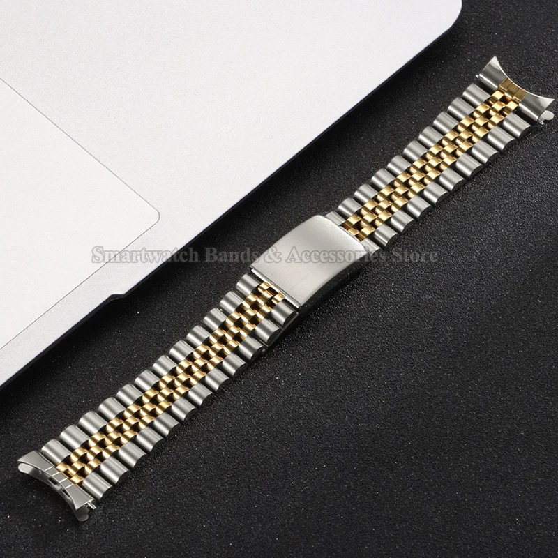 13 مللي متر 17 مللي متر 18 مللي متر 19 مللي متر 20 مللي متر 21 مللي متر 22 مللي متر حزام الفولاذ المقاوم للصدأ ل رولكس ل دايتونا ل DATEJUST نهاية منحنية أضعاف مشبك الرجال سوار