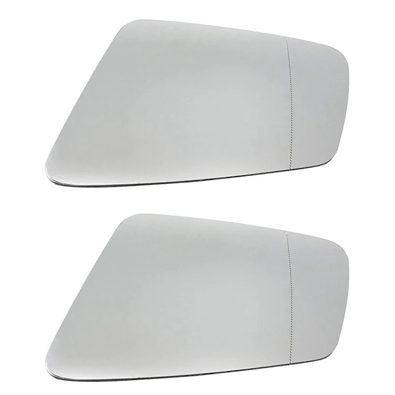 2X Car Door Side Heated Wing Antifog Heated Rearview Mirror Glass For Mercedes-Benz S/C/E-Class W212 W204 W211(Left)