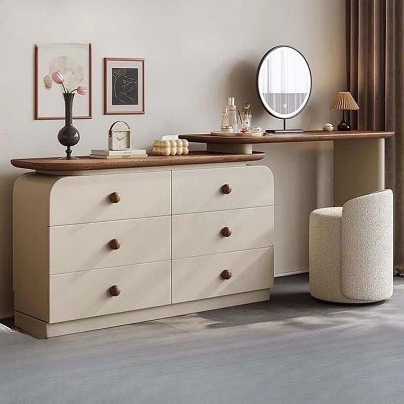 m Wood Shelf Vanity Table College Dorm Essentials Big Luxury European Dressing Table Storage Mesa Hotel Furniture m view 2
