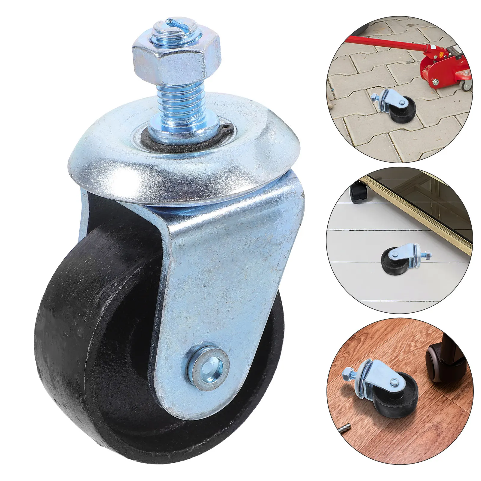 Hydraulic Floor Jack - Ruote Girevoli Orizzontali per Carichi Pesanti,