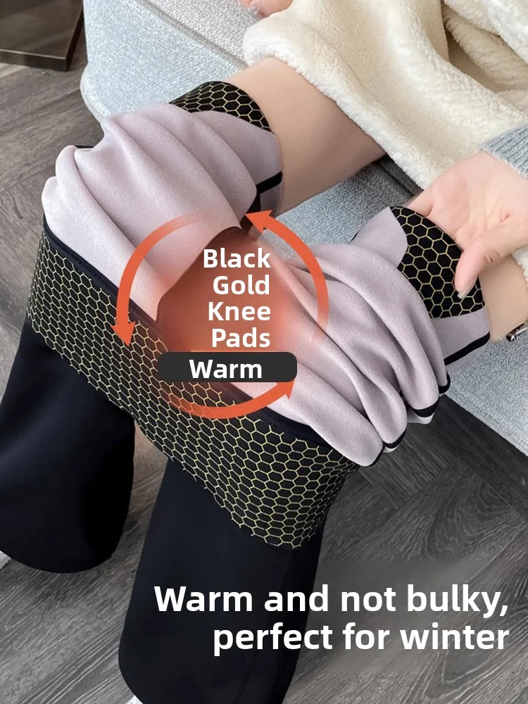 Caldi pantaloni da yoga in pelle di arca Pantaloni lunghi a vita alta Thiened Bla Gold Capispalla versatile Pantaloni fitn dimagranti