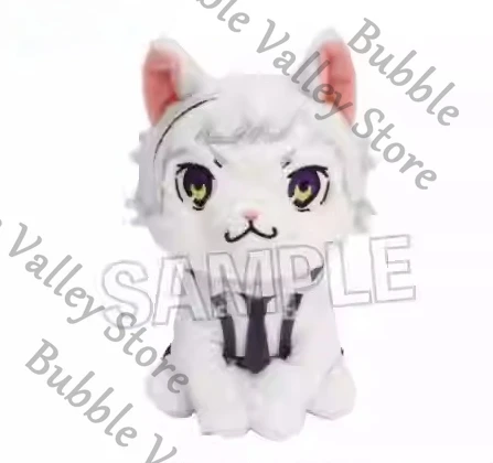 

Genuine Anime Bungo Stray Dogs Nakajima Atsushi Cosplay Cat Finger Puppet Fluffy Maumet Cartoon Cushion Pendant Gift