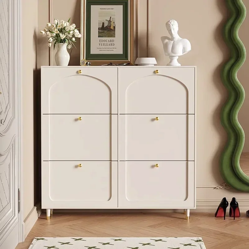 Modern European Shoe Cabinet Dust Proof Indoor Living Room Shoe Rack Storage Organizer Gabinetes De Sapatos Hallway Furniture