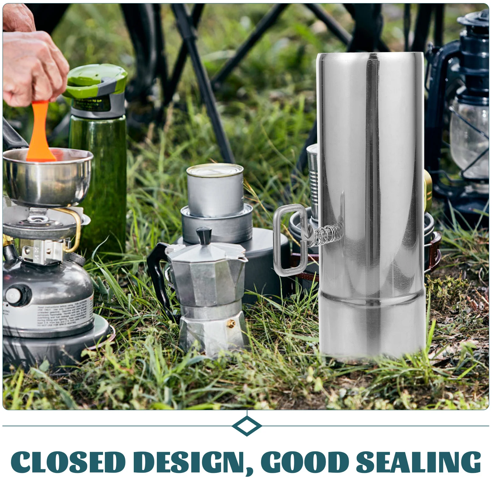 

Adjustable Chimney Flue Outdoor Stove Exhaust Metal Heating Flue For Camping Barbecue Kitchen Rainproof