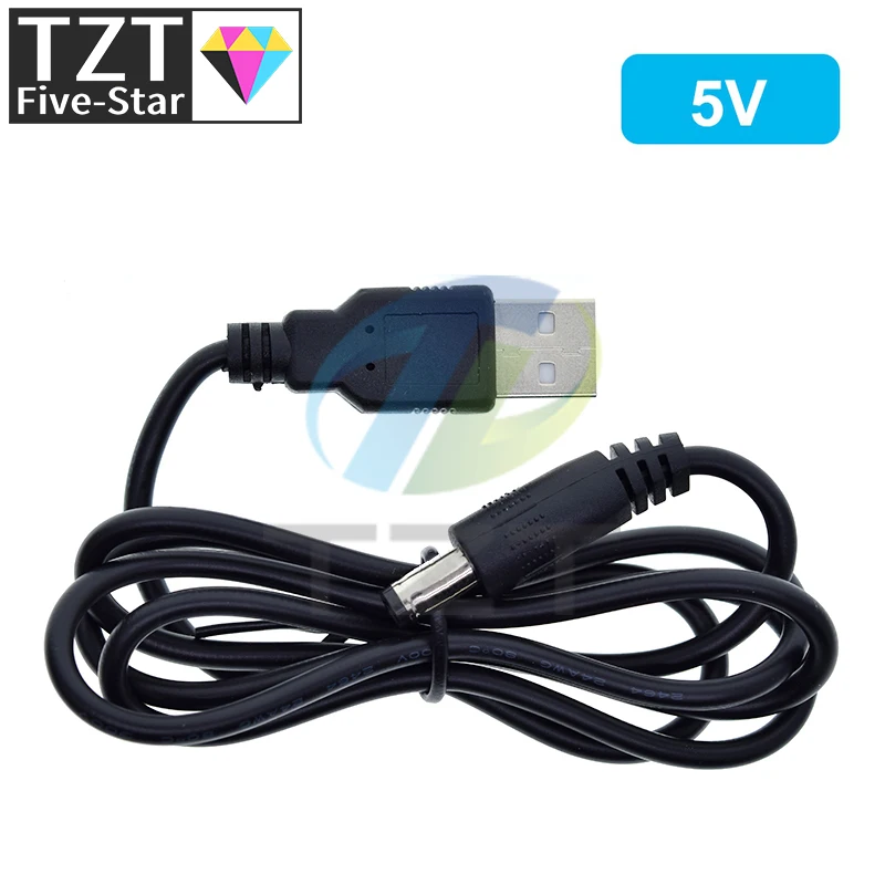 TZT USB Power Boost Line DC 5V to DC 9V / 12V Step UP Module USB Converter Adapter Router Cable 2.1x5.5mm Plug