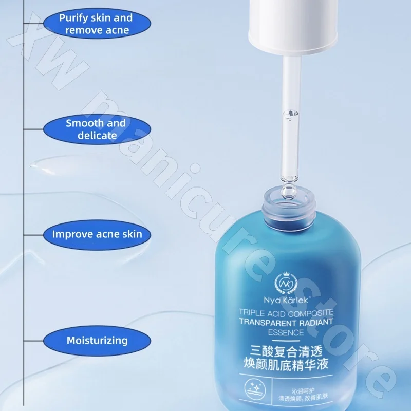 Nrya Karlek Three-acid Complex Clear and Rejuvenating Essence Essence Purifies, Smoothes, Refines and Moisturizes 30ml