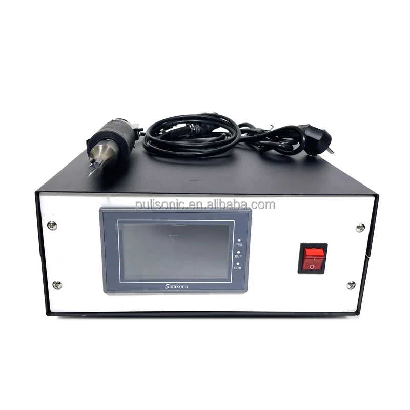 

Ultrasonic Branson Rubber Cutting Machine Rubber Cutter PVC Cutter for Recycle Rubber Tire Cutting Application