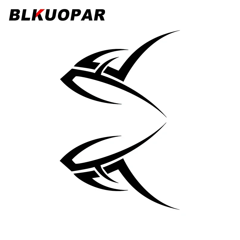 BLKUOPAR for Tribal Flame Car Stickers Waterproof Sunscreen Laser Decals Vinyl Creative Refrigerator Helmet Decor Car Label