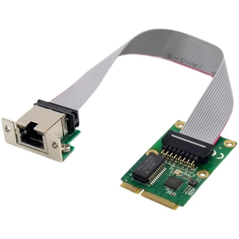 Sales promotion Network Cards Mini PCI-E Network Card 1000Mbps Gigabit Ethernet  NIC RJ45 LAN Adapter for Computer PC RTL8111F