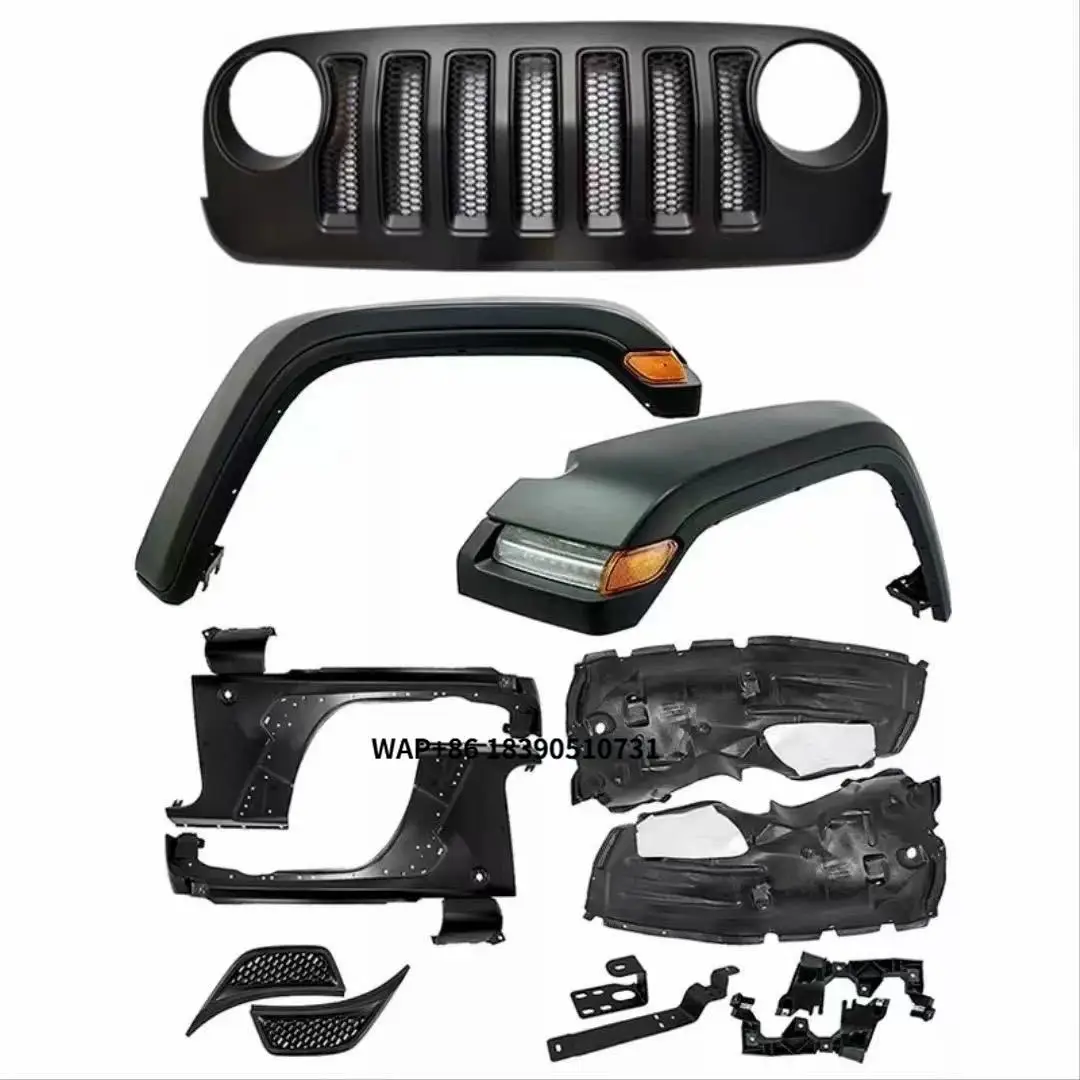 

Jk Upgrade to JL Body Kits for Wrangler JK Bodykit Grill Fender Flare Liner Auto Parts