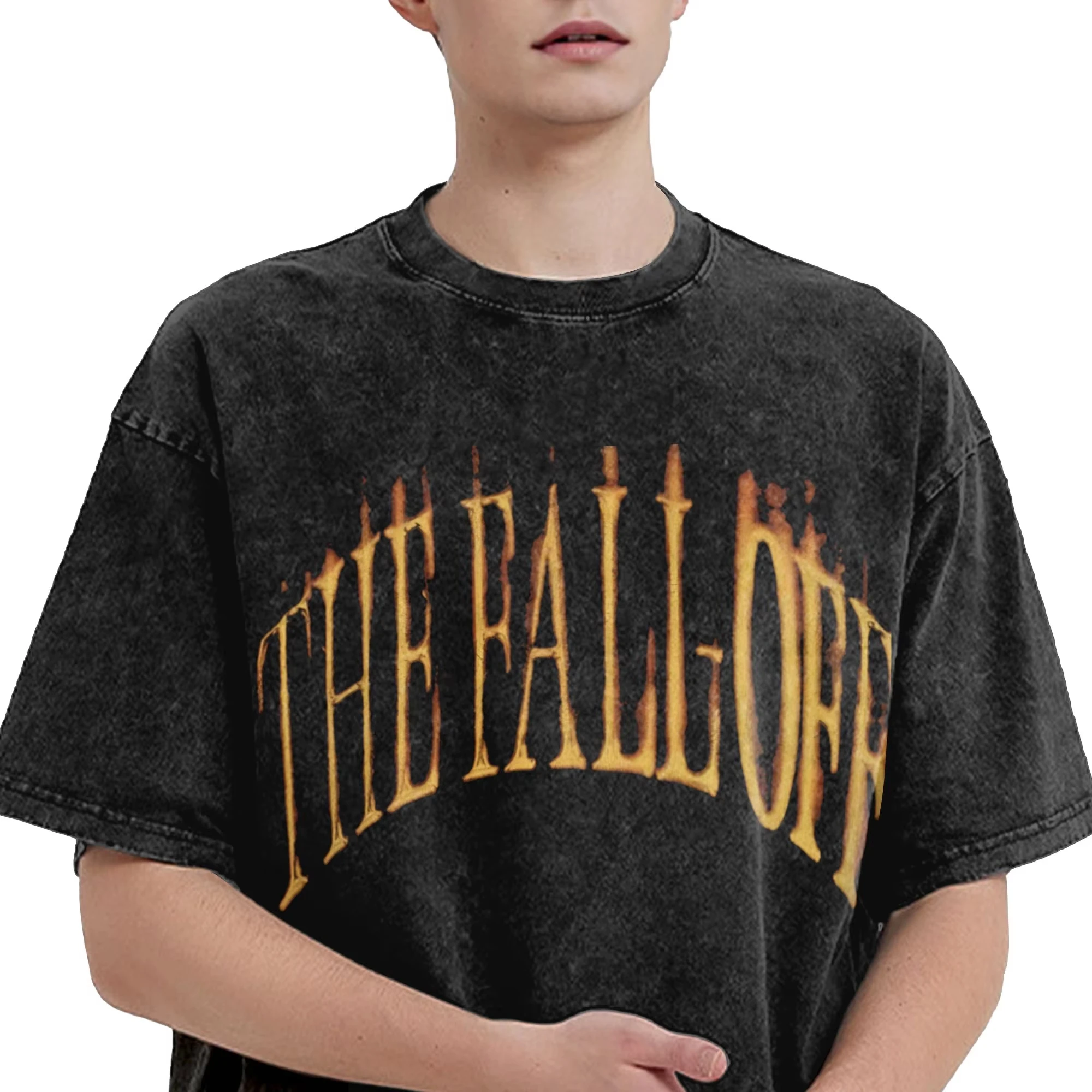 2026 Men Women T Shirt J. Cole THE FALL OFF Washed T-Shirts Hippie Beach Tee Shirt Street Style Print Cotton Clothing Gift Idea