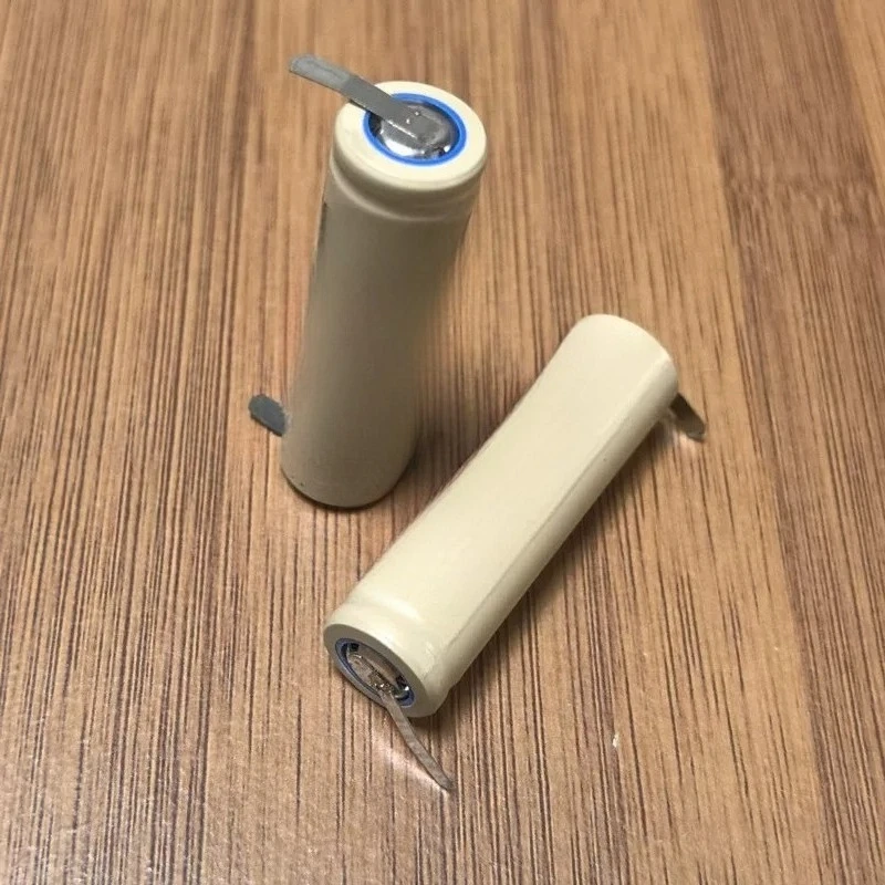 Original battery for electric toothbrush 14500 3.6V 750mAh lithium-ion battery with solder feet