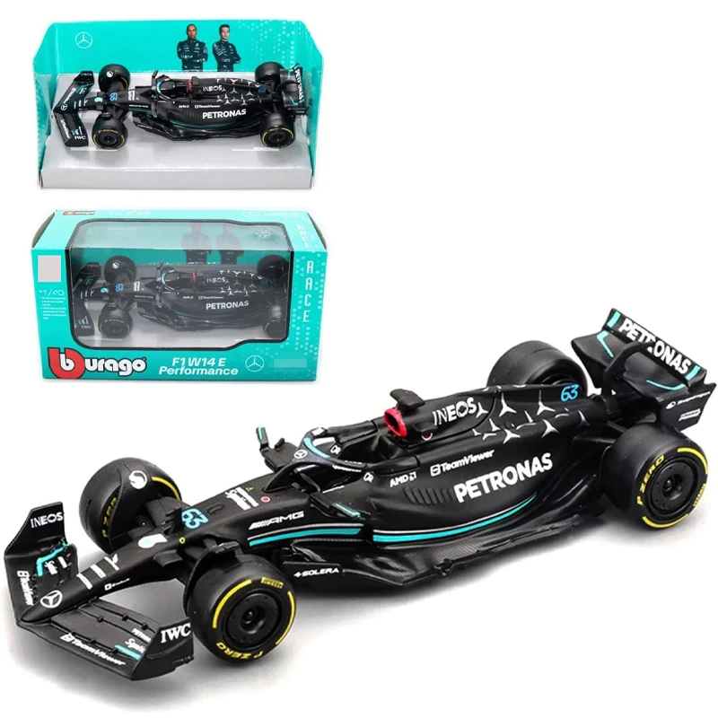 Bburago-Fórmula Um carro modelo de corrida, F1 Team, McLaren, F1, campeão, Heuer, RB19, alpino, A523, brinquedo super, Alfa, C43, novo, 2023