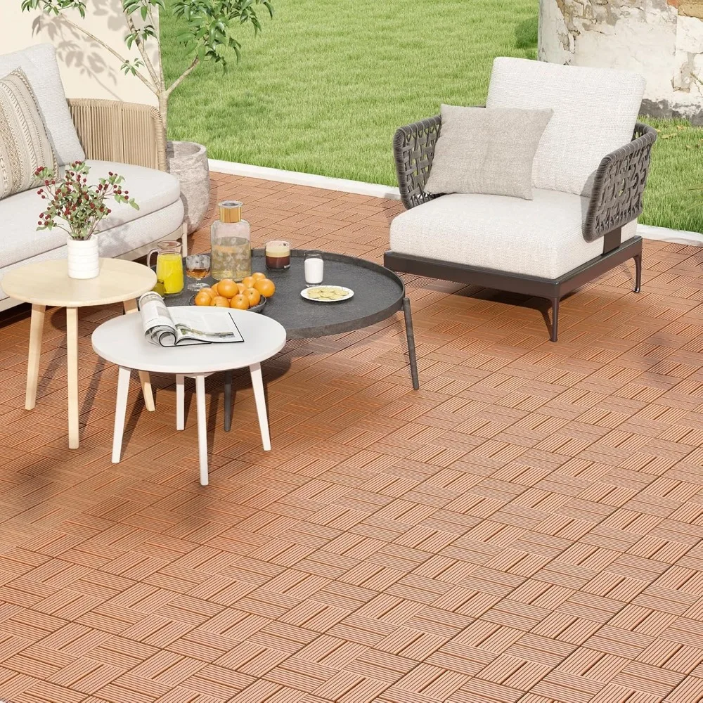 36 PCS Interlocking Deck Tiles - 12