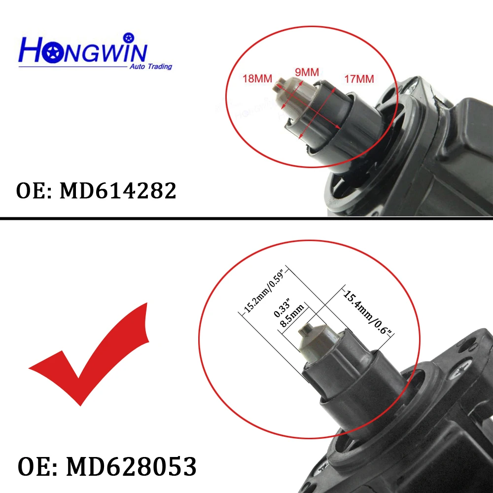 Idle Air Control Valve For Hyundai Plymouth Mitsubishi MD628051 MD628053 AC447 MD614368 MD614559 MD614978 MD628056