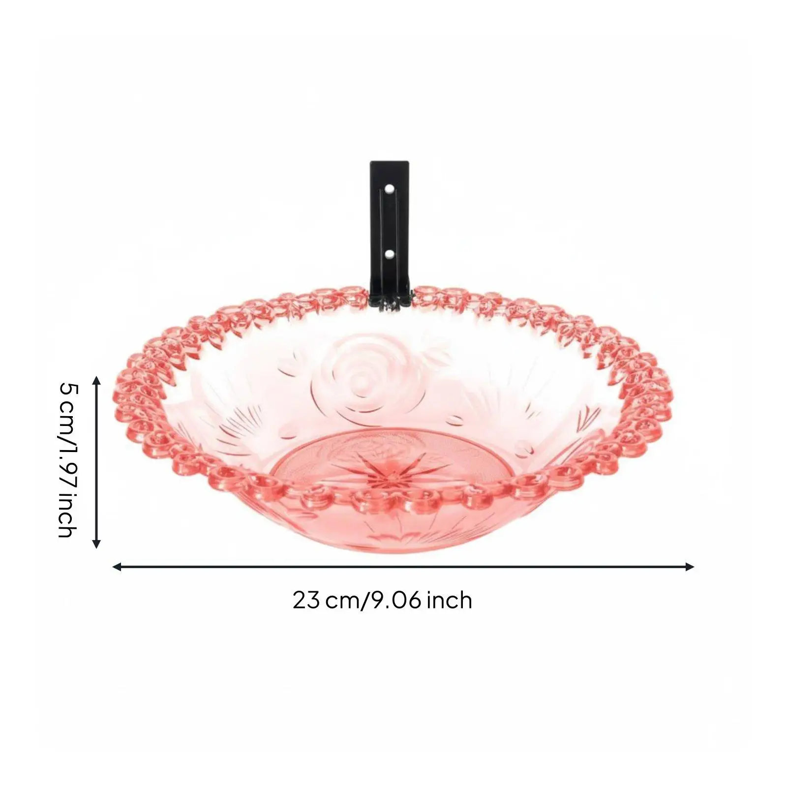 Hanging Bird Feeder Bath Double Functionality Feeder for Birds Plastic Bird Pool Outdoor Birds Bath for Railing Fence or Tree Hanging Bird Feeder Bath Double Functionality Feeder for Birds Plastic Bird Pool Outdoor Birds Bath for Railing Fence or Tree