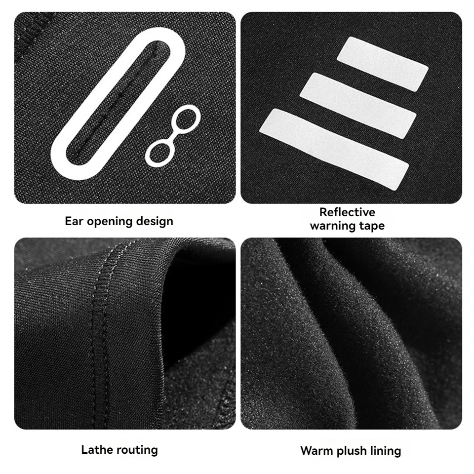 KoKossi 防風冬フェイスマスクフリース暖かいサイクリングキャップ帽子スポーツトレーニングスカーフバラクラバオートバイランニングネックウォーマー