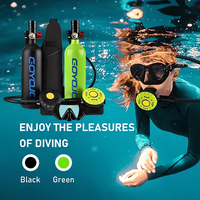 1L Scuba Diving Tank Professional Diving Equipment Underwater Breathing Scuba Tank Oxygen Cylinder 15-25 Minutes