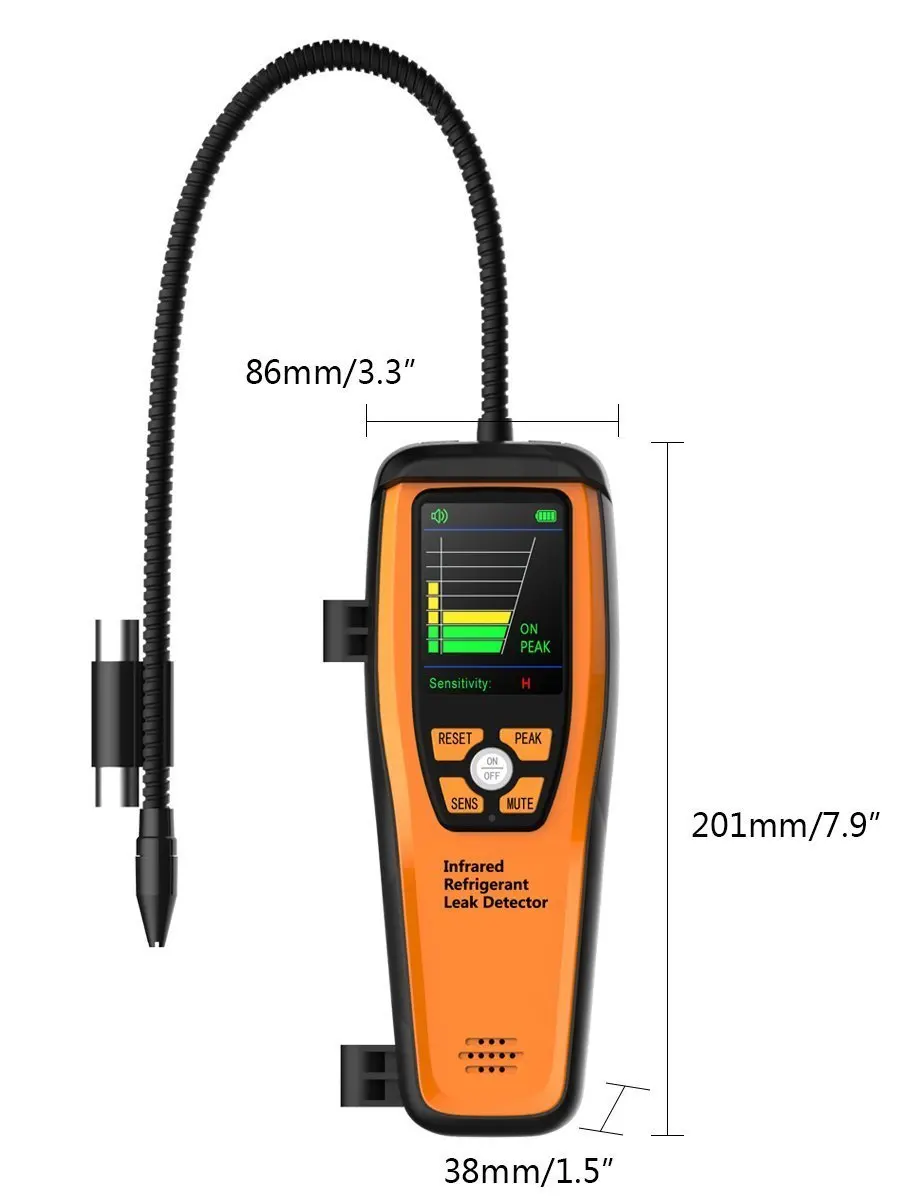 Elitech ILD-300 Infrared Refrigerant Leak Detector Refrigerants Electable