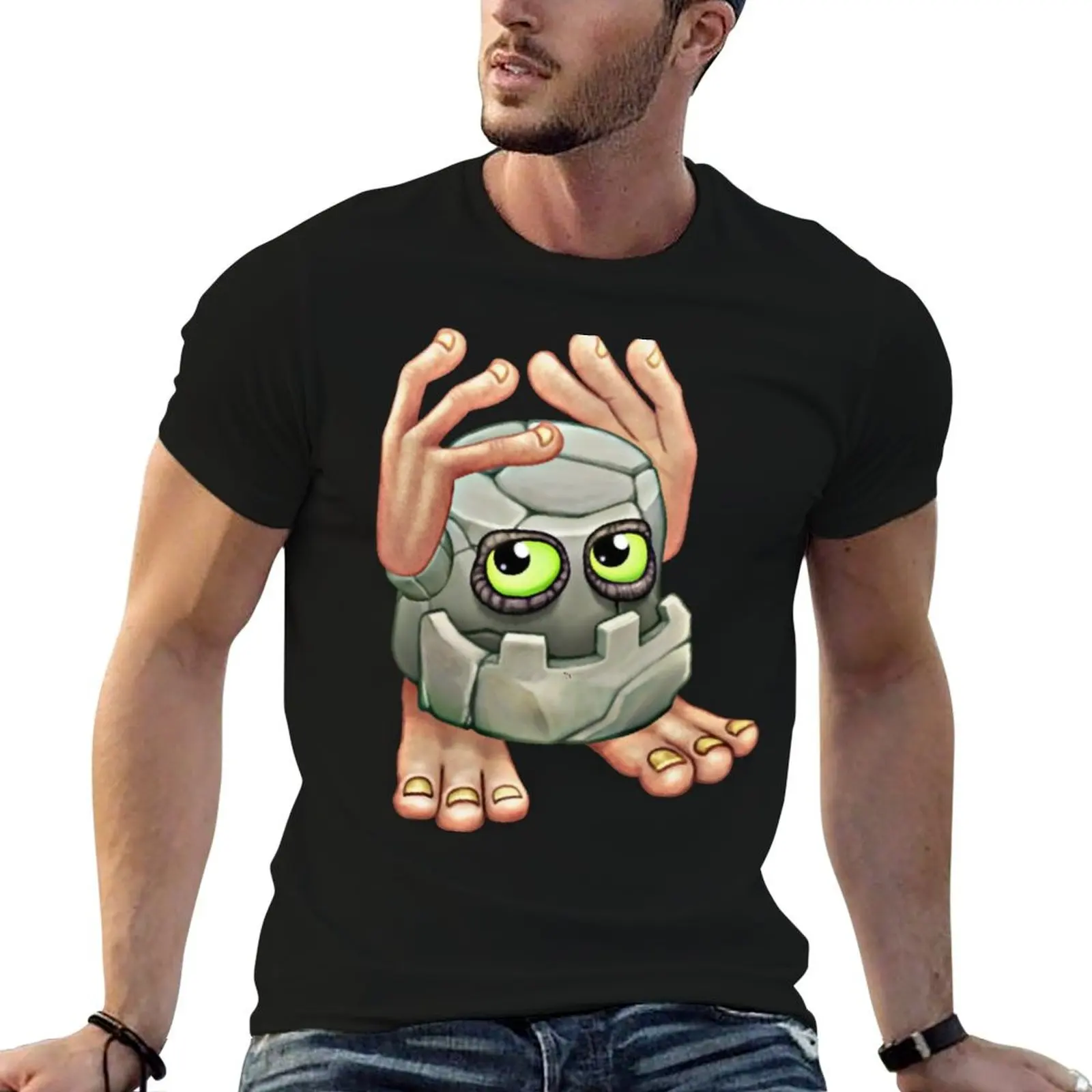 Футболка с персонажем My Singing Monsters Noggin, высококачественная, прочная футболка