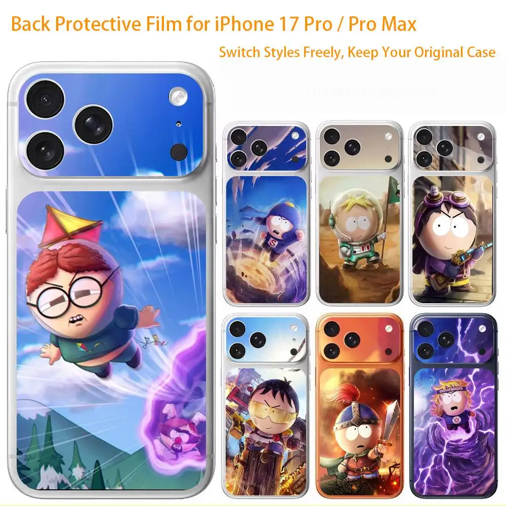 

Game S-South P-Park Premium Skin Wrap for iPhone 17 Pro/Max, Back Frame Camera Protective Decal (Not Case)