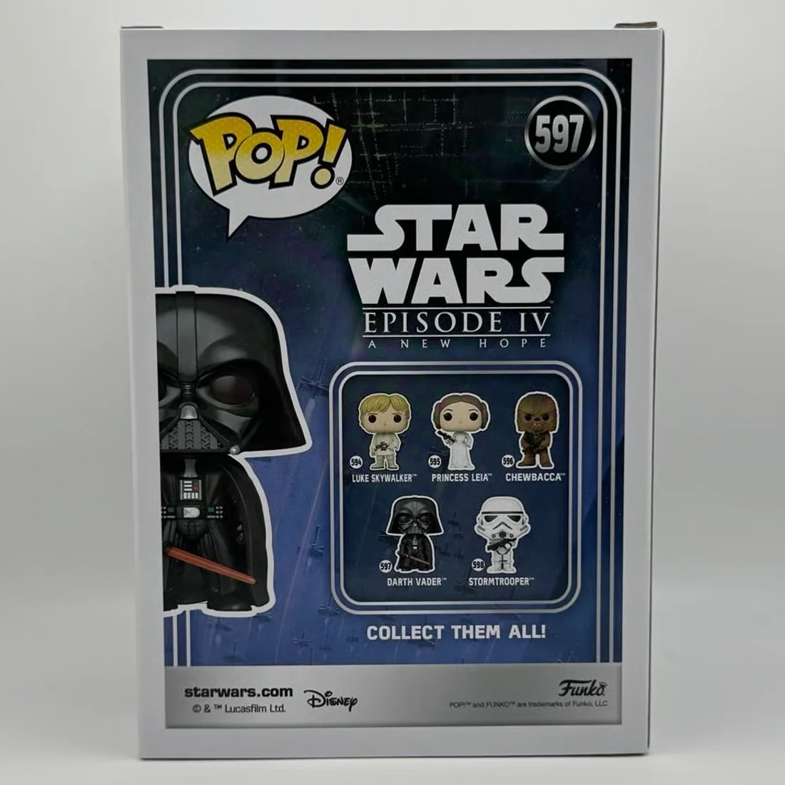 فانكو بوب! دارث فيدر 597 أرقام حرب النجوم: الفصل الرابع أمل جديد 4.45 بوصة طبعة محدودة جمع الديكور لعبة مجسمة هدية #4