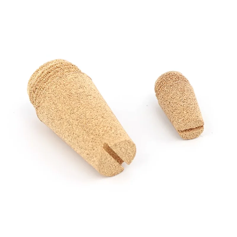 SNS Pneumatic Reusable Sintered Bronze Filter Element CuSn Powder Porous High Temperature Resistant 60 Mesh Porous Bronze Filter