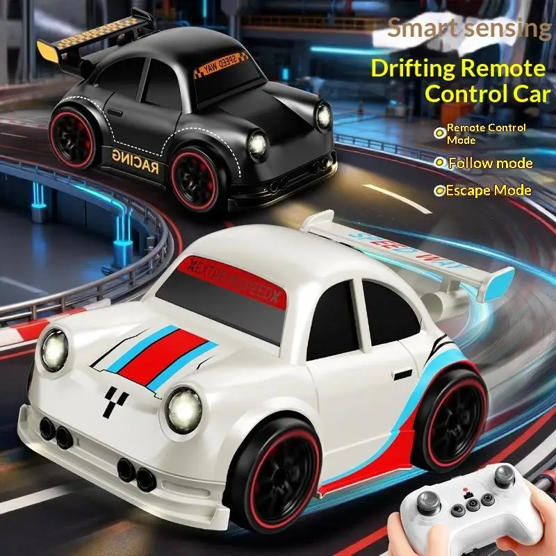 1 Set Smart Sensing Multi Mode RC Drift Car Durable Remote Control Racing Toy for Kids Friend Gathering Games