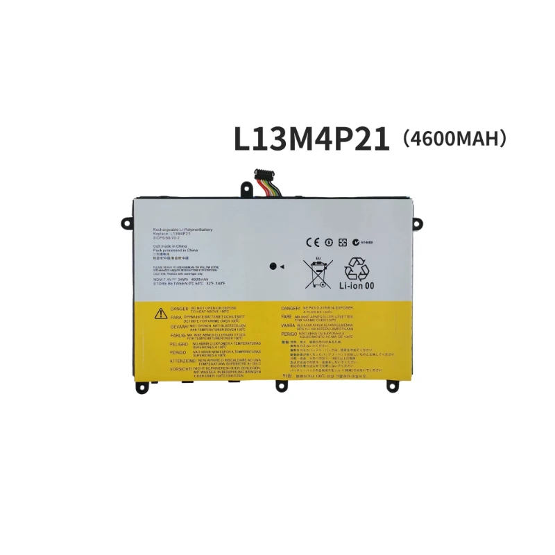 L13M4P21 7.4V 4600mAh 34Wh Li-po Replacement Laptop Battery for Lenovo Yoga 2 11 IdeaPad Yoga 2 11 Series 20332 20343 20428 80CX