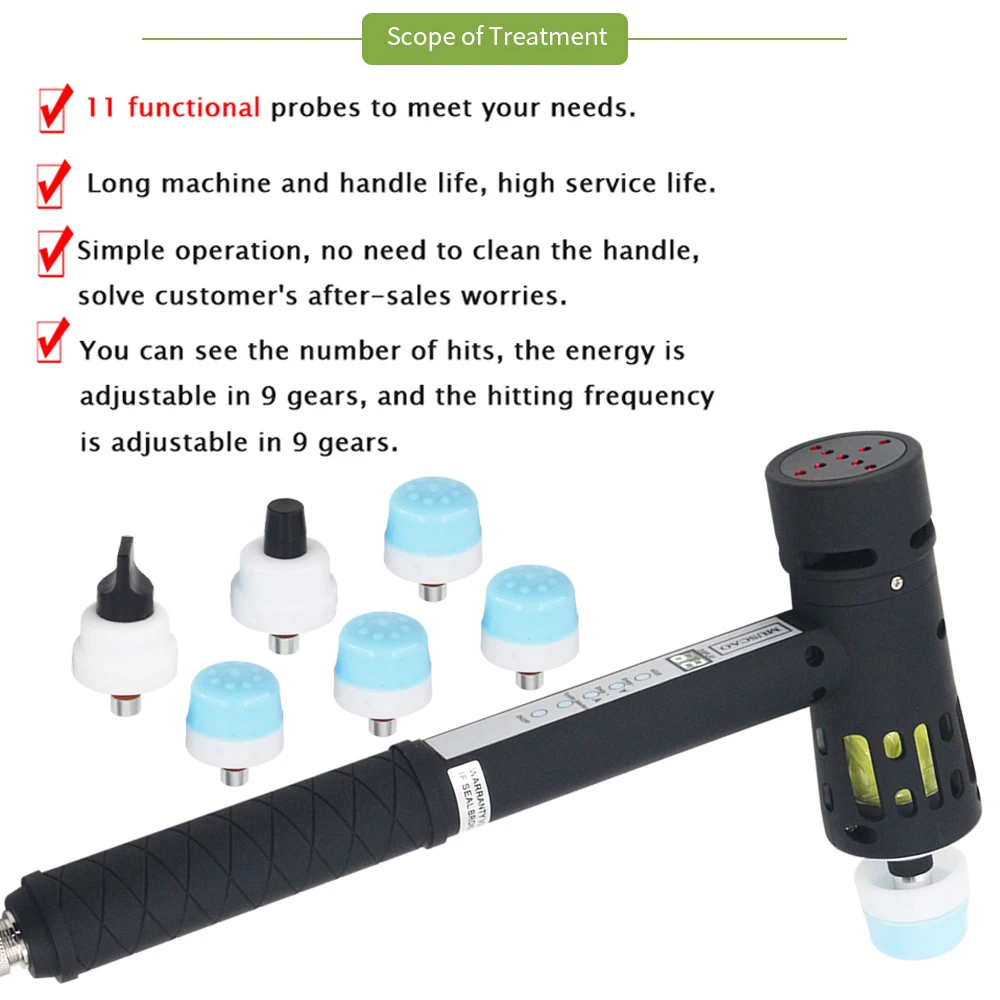 New Shockwave Therapy Machine For ED Treatment Massage High Effective Relieve Pain Massage Body Relaxation Gun