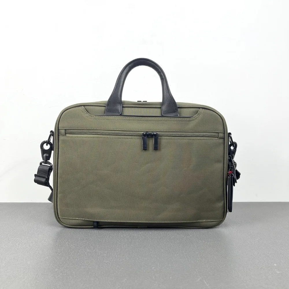 Luxury Men's Business Briefcase Ballistic Nylon 15 Inch Laptop Bag Travel Messenger Shoulder Bag Luggage Sleeve Work Commute