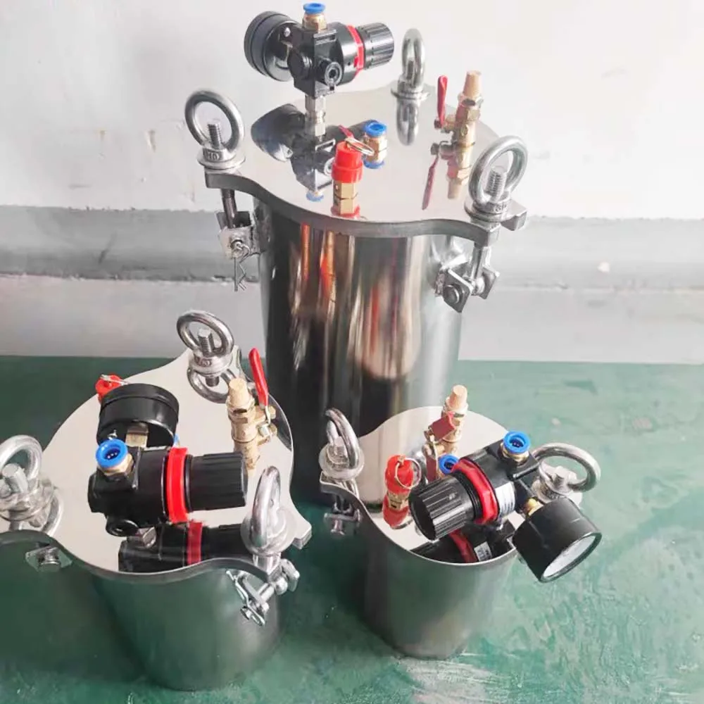 3L liquid glue dispensing pressure vessel stainless steel tank