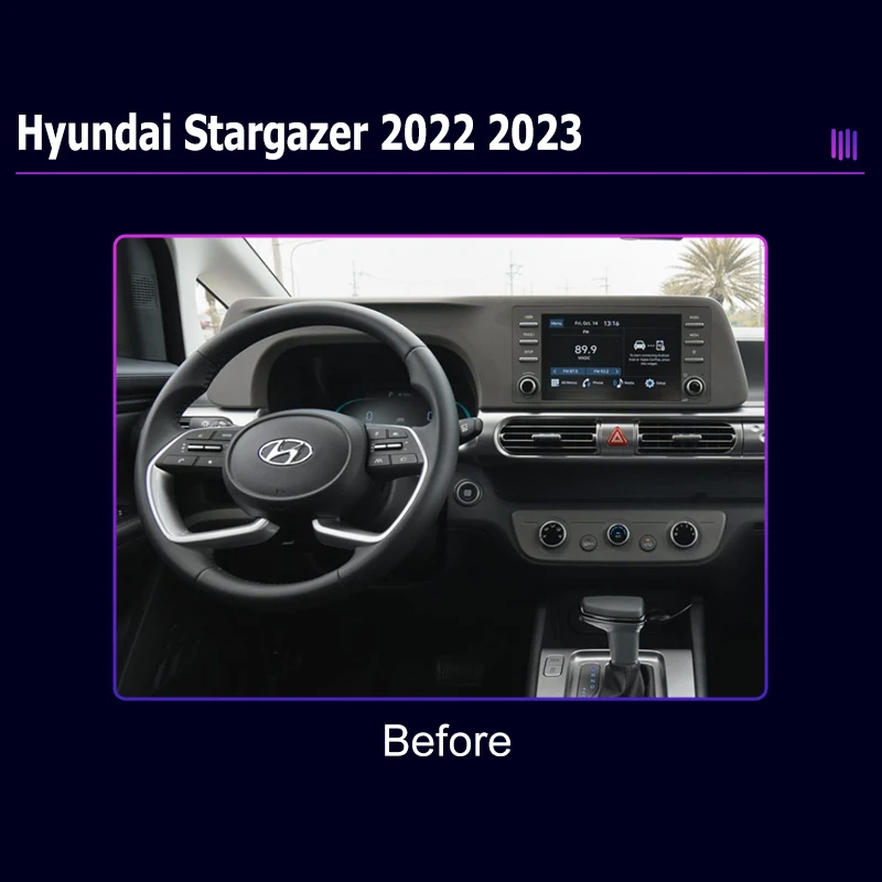 roadivox Android car radio for Hyundai Stargazer 2022 2023 stereo GPS Navigation video Multimedia Player carplay no 2din dvd