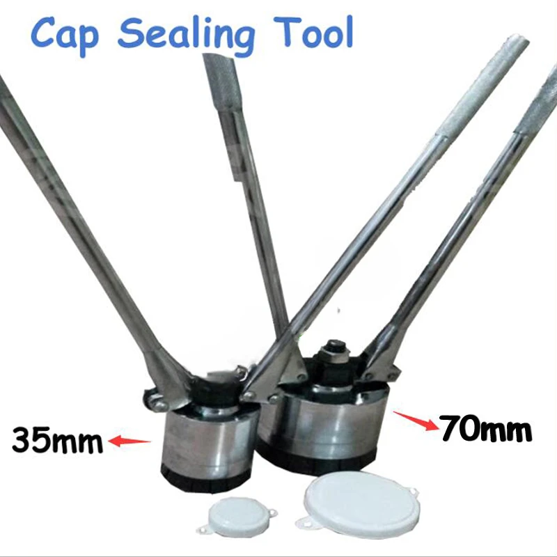 1set 200L Oil Drum Cap Sealing Tools 35mm and 70mm Manual Iron Barrel Gripper Oil Drum Sealer Clamp Capper