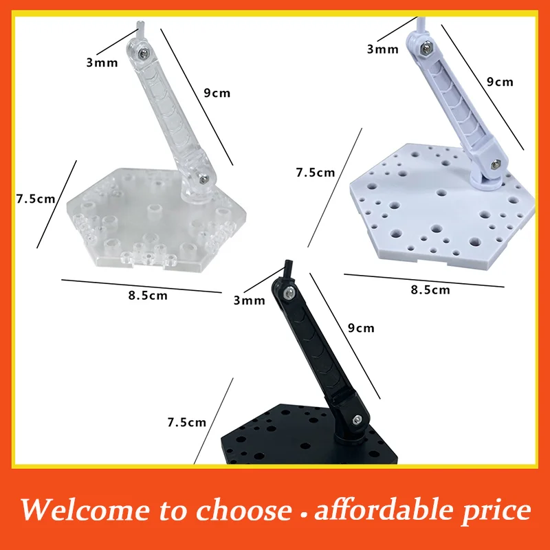 

.1pc new Innovative And Practical Handmade Doll DIY Holder Action Figure Model Base Display Stand Black Bracket For 1/144 HG RG