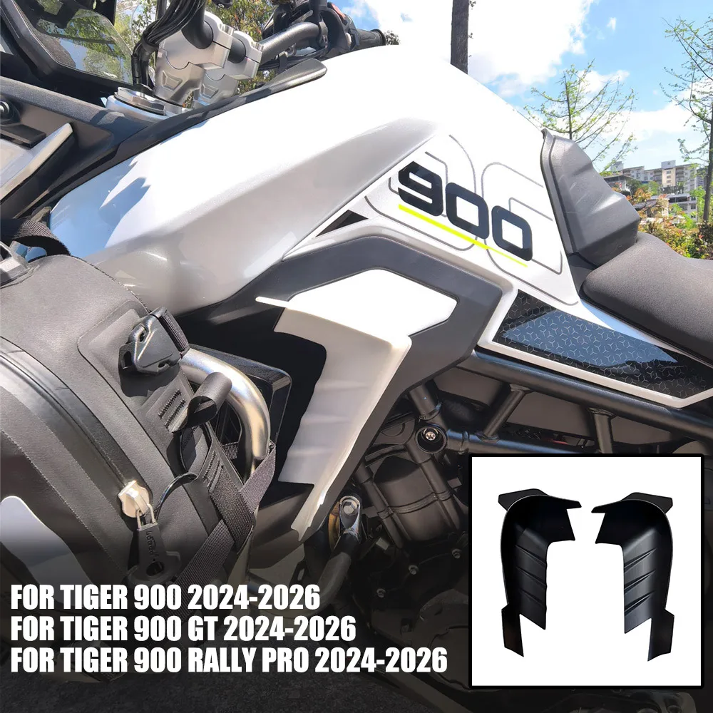 For Tiger 900 / 900 GT / 900 Rally Pro 2024-2026 Motorcycle Radiator Guard Side Radiator Prevent Heat Shield Air Deflector Trim