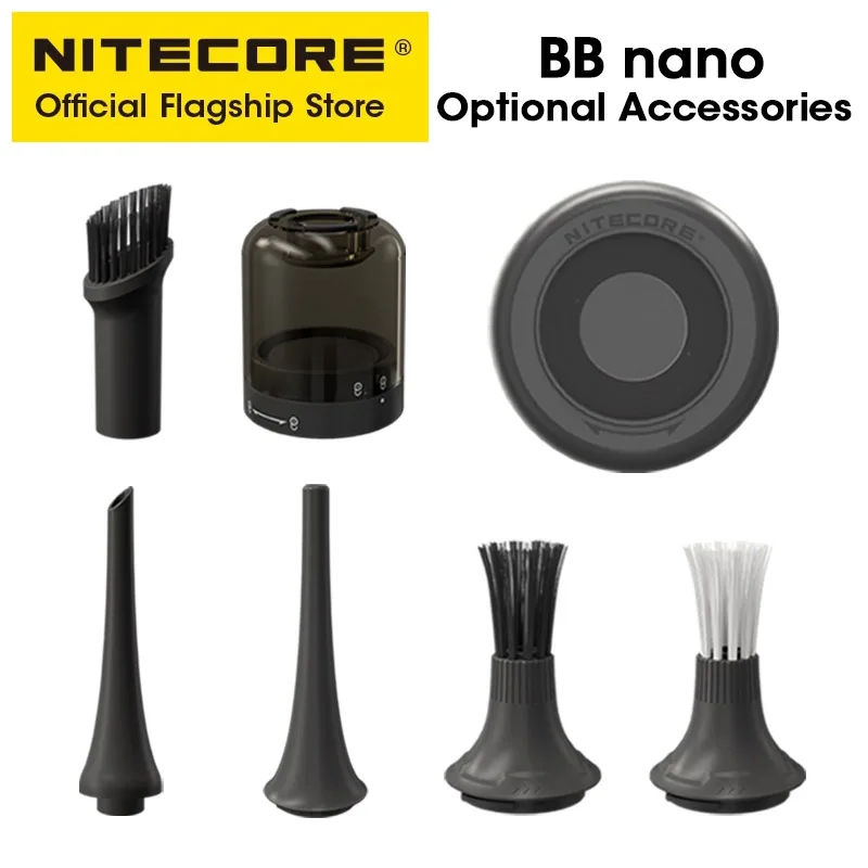 NITECORE NIA006 NIA007 NIA008 High Density Filter Vacuum Dusting Len Clean Brush Extended Nozzle for BB nano Camera Air Blower