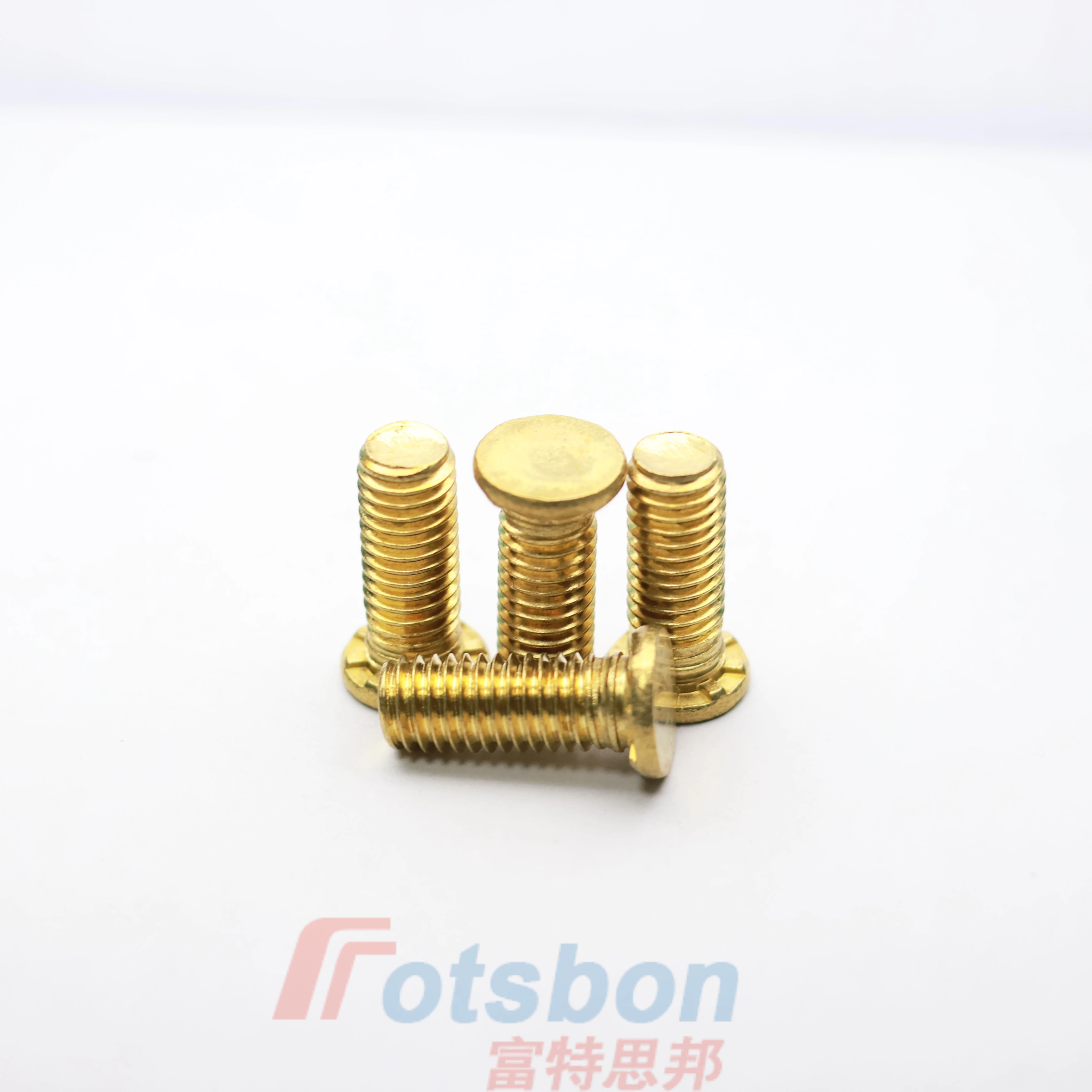 Copper Inch Thread Self-Clinching Studs HFHB-0420-8/12/16/20/24/28/32Brass Fasteners High Strength Thick Head