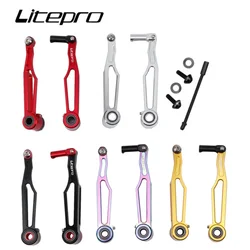 Litepro-超軽量折りたたみ自転車ボルト,ギア/ロングアーム,82mm/108mm