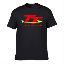 Nowa koszula Isle of Man Tt Race Logo Czarna granatowa szara biała koszulka Rozmiar S-5xl