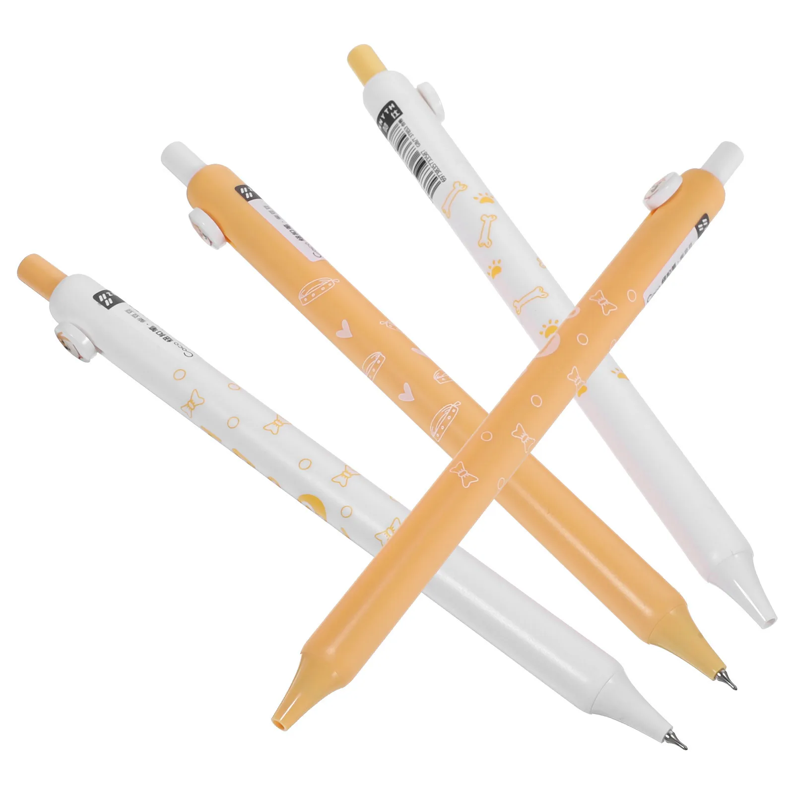 

4pcs Neutral Gel Pen Set Puppy Cartoon Writing Pens Smooth Office Signature Pens For Journaling Portable Stationery Gift