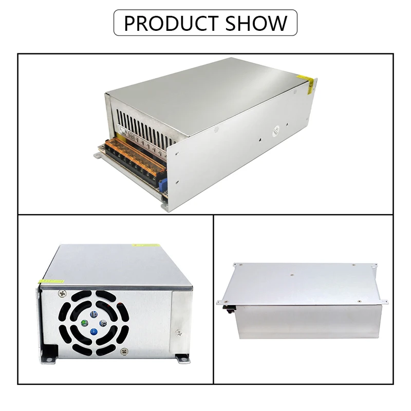 DC24V 720W 800W 1000W 1200W 1500W 30A 33.3A 41.6A 50A 62.5A High Power Converter 170-250V AC to DC 24V Switching Power Supply