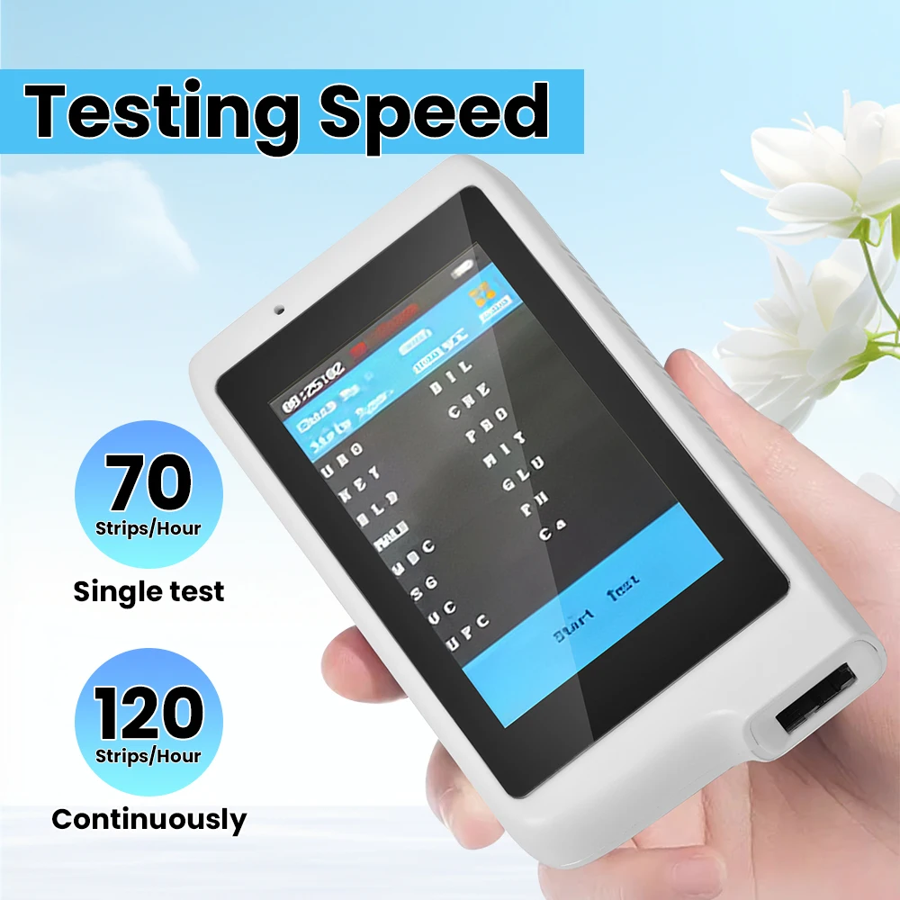 Urine Analyzer for Human/animal Use with Test Paper Touch Screen and URS10T, URS11, URS12, VET10 Test Use