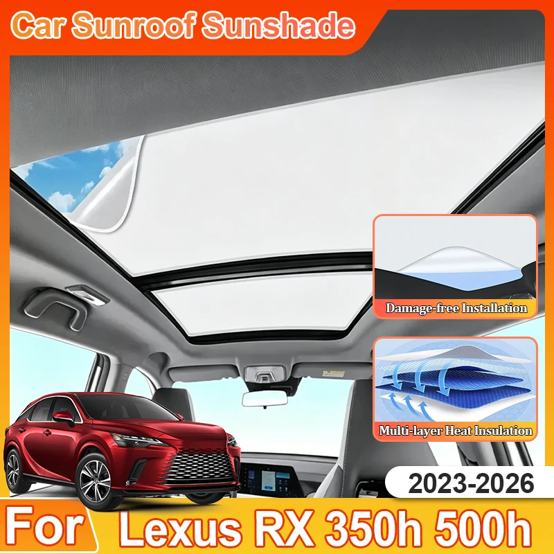 

For Lexus RX 350h 500h Accessories 2023 2024 2025 2026 Sunroof Sunshade Heat Insulation Shade Shield Sun Protection Sun Visor