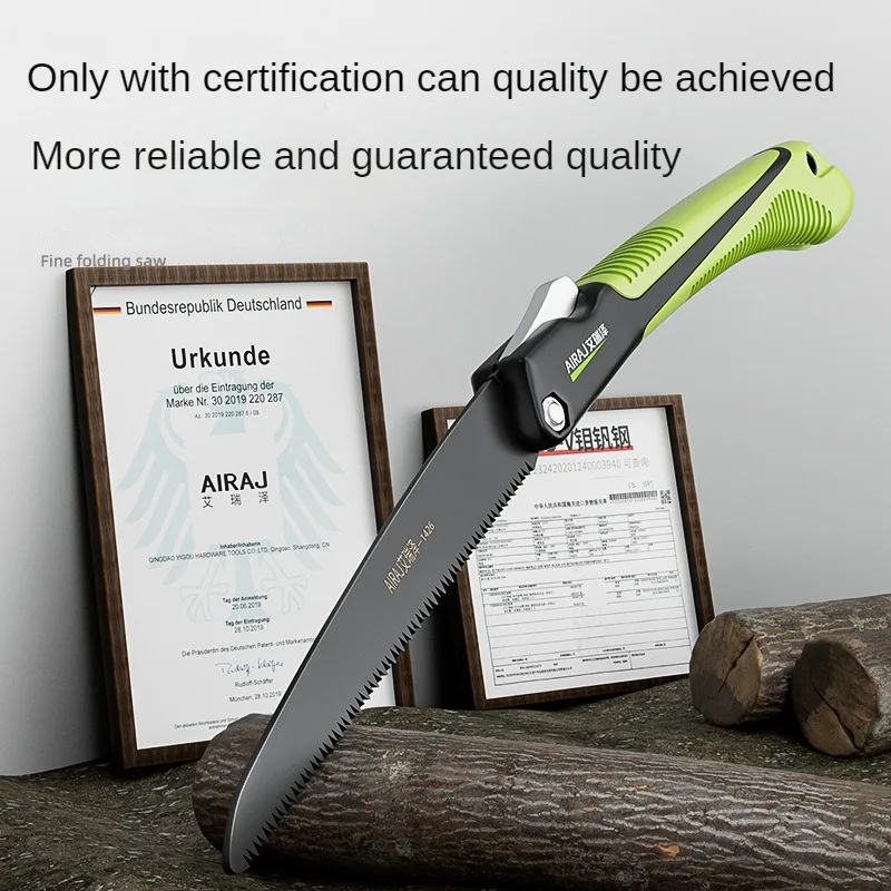 New Folding Saw SK7 Steel 210mm250mm300mm Sharp and Wear resistant Home Handmade Saw Carpenter Portable Saw