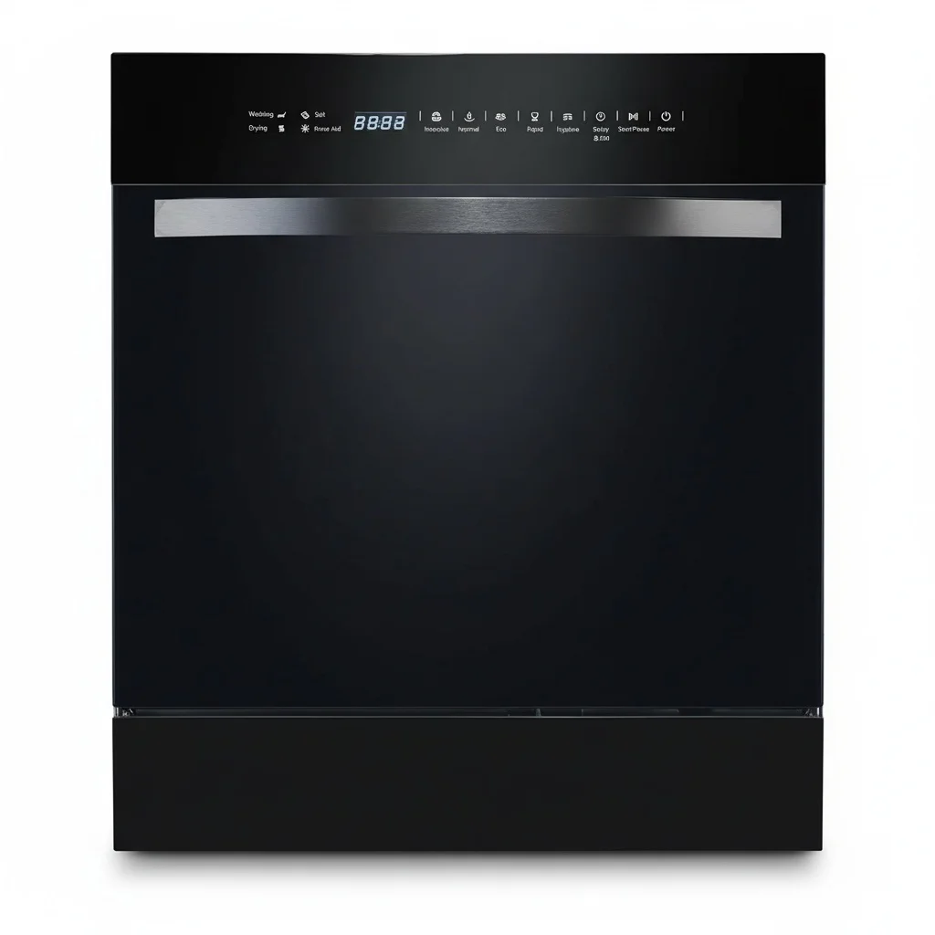 

Built-In Dishwasher, 8 Place Settings Stainless Steel Integrated Dishwashing Machine, Compact 595x525x620mm, Premium Quality