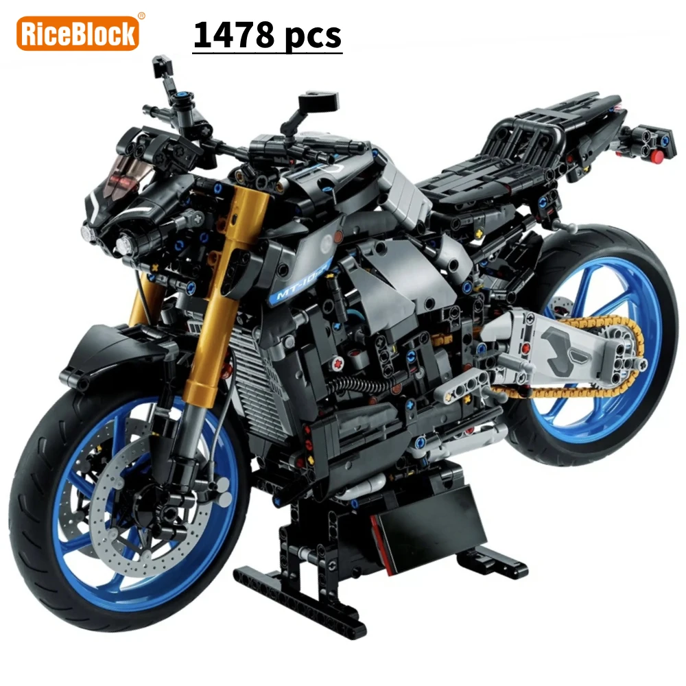 2024 Hot 42159 Mt-10 Sp Motorcycle Model Building Blocks Advanced Building Set for Adults Bricks Toys Gifts Vehicles Collection