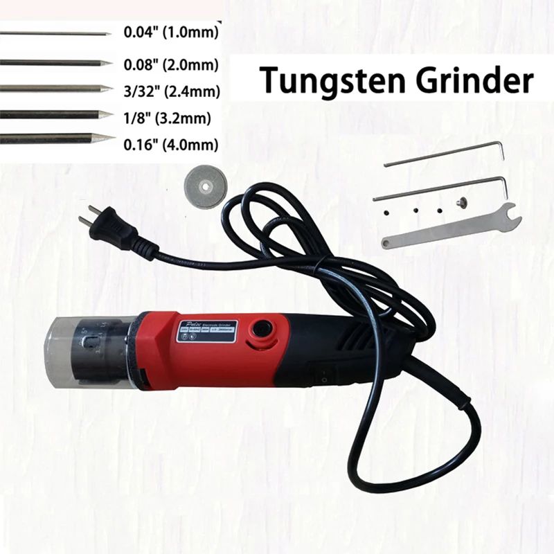 

ST-30 Handheld Tungsten Electrode Grinder Portable Tungsten Needle Sharpen Machine 1-4mm Tungsten Rod Grinder 22.5°and 30°