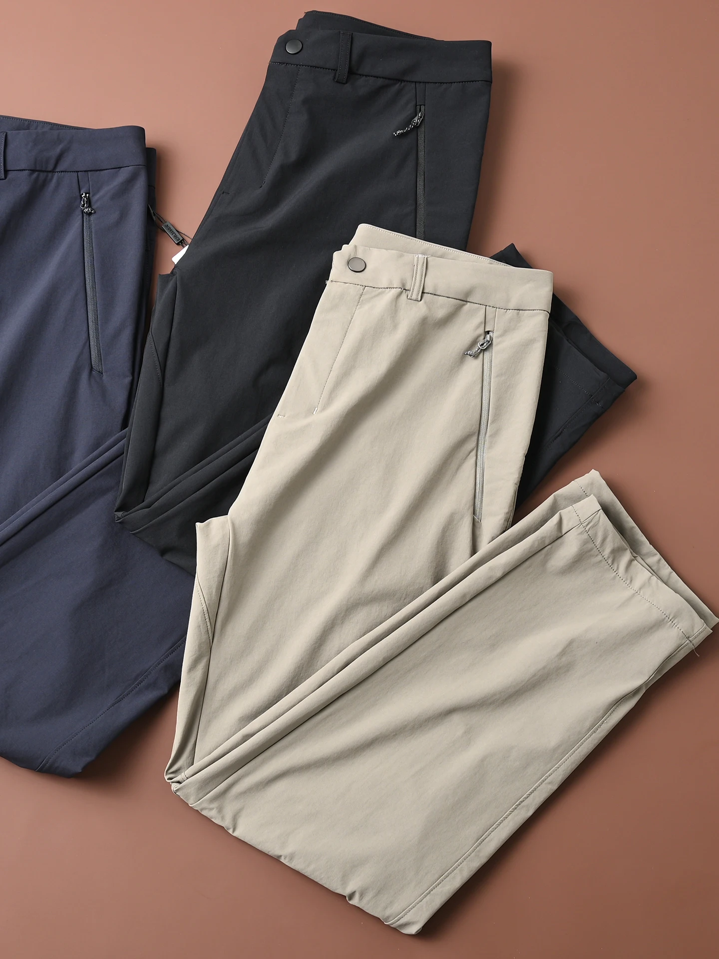 Outdoor Men's Slim Fit Bird Pattern Casual Pants Quick Dry Lightweight Straight Leg Long Trousers Breathable Comfortable Spri...